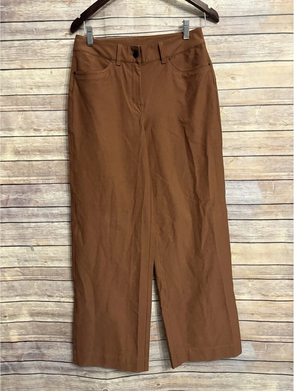 Lululemon City Sleek 5 Pocket Wide-Leg High-Rise Pant Utilitech Women 27 New